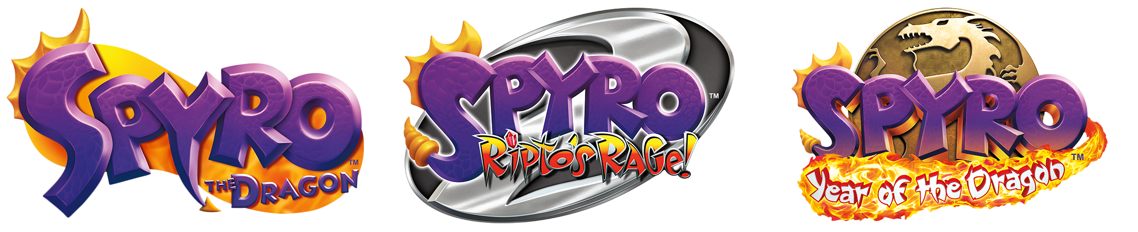 Spyro Reignited Trilogy - Game Logos