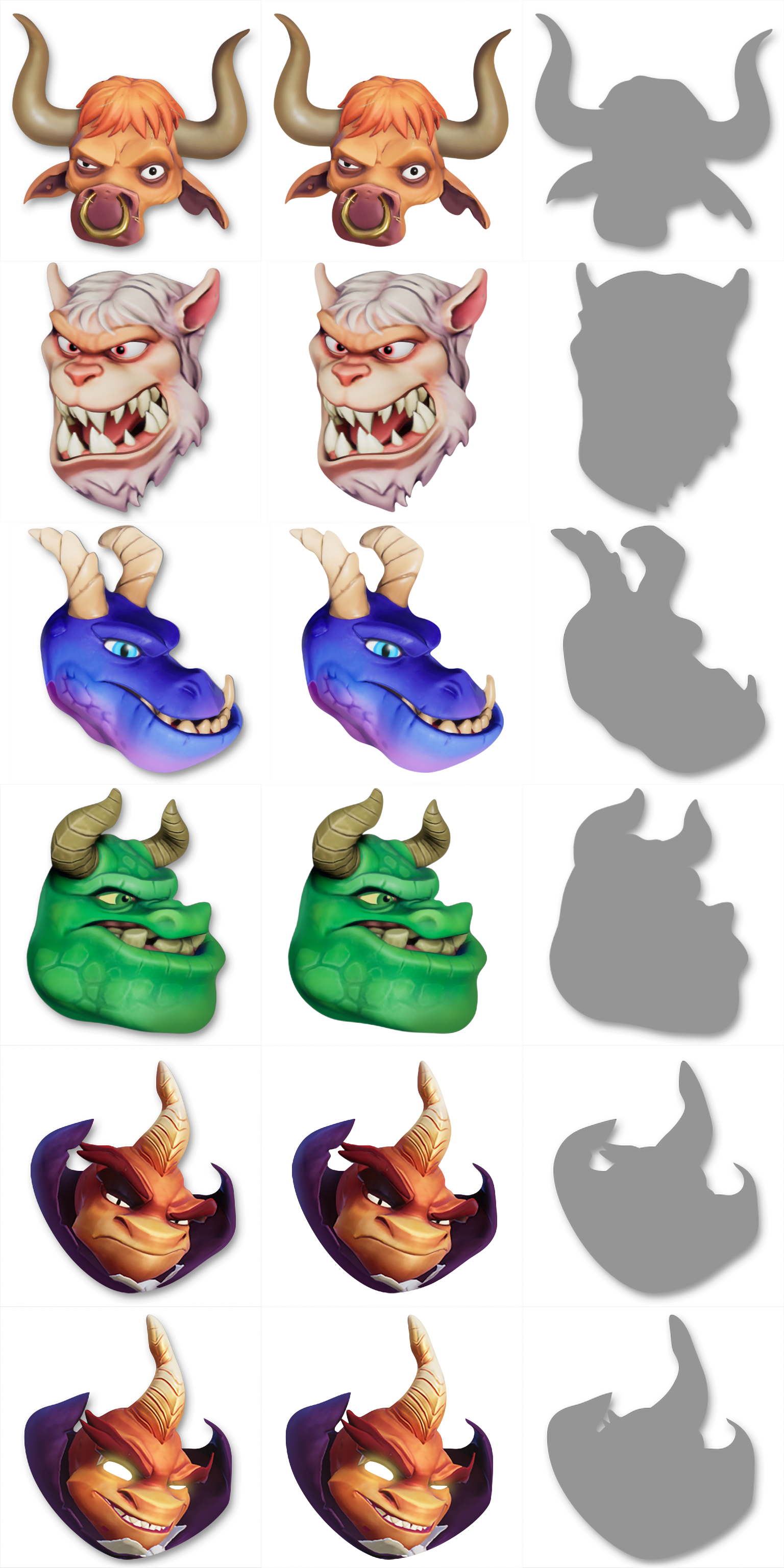 Spyro 2 Boss Icons