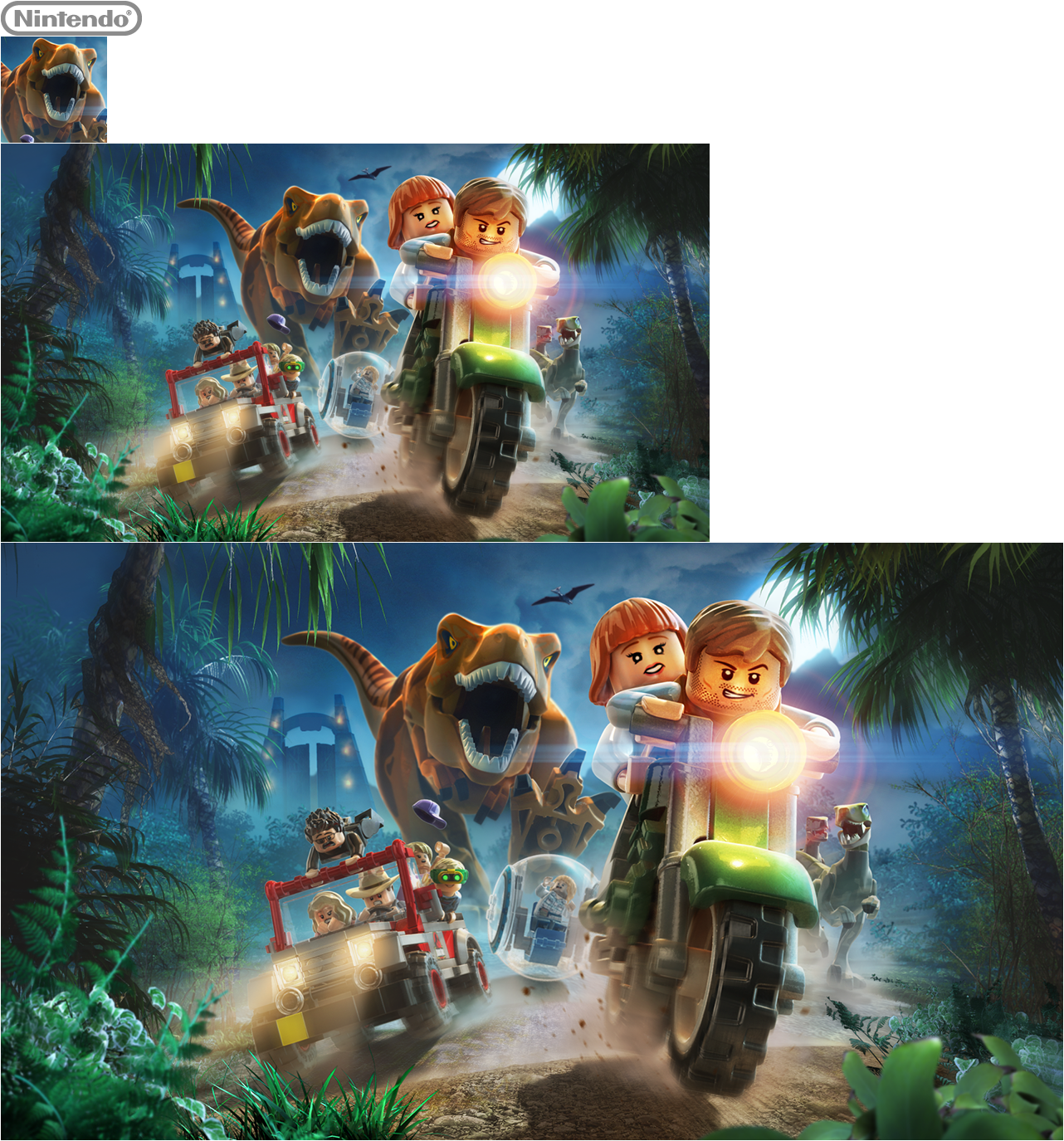 LEGO Jurassic World - HOME Menu Icon & Banners