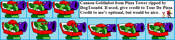 Pizza Tower - Cannon Goblinbot