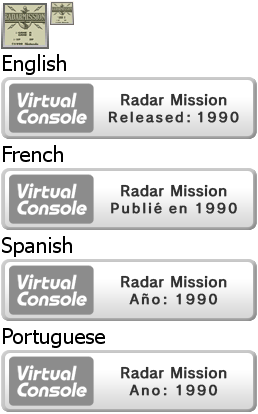 Virtual Console - Radar Mission