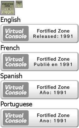 Virtual Console - Fortified Zone