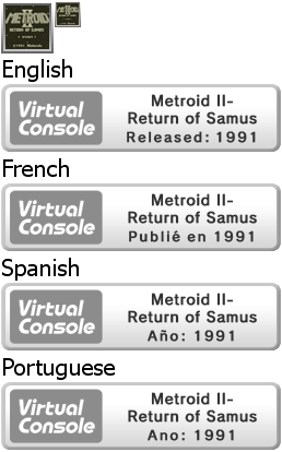 Virtual Console - Metroid II- Return of Samus