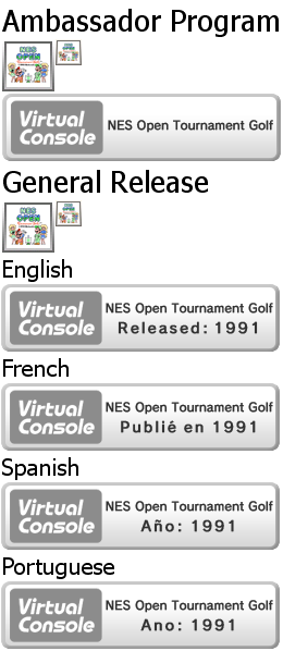 Virtual Console - NES Open Tournament Golf