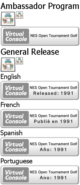 NES Open Tournament Golf