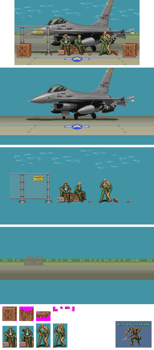 Street Fighter II: The World Warrior / Street Fighter II Turbo: Hyper Fighting - Guile Stage (World Warrior)