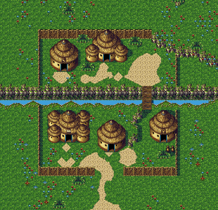 Arabian Nights: Sabaku no Seirei Ou (JPN) - Wadi Village (Exterior)