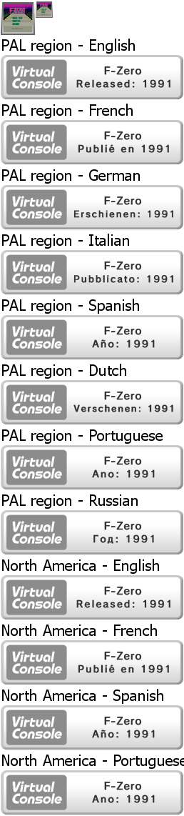 Virtual Console - F-Zero