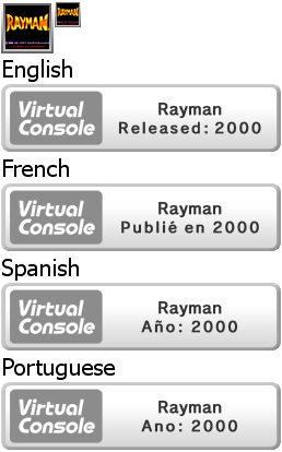 Virtual Console - Rayman