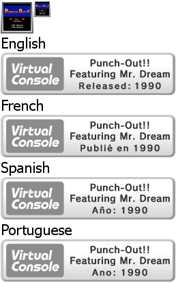 Virtual Console - Punch-Out!! Featuring Mr. Dream