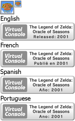 Virtual Console - The Legend of Zelda: Oracle of Seasons