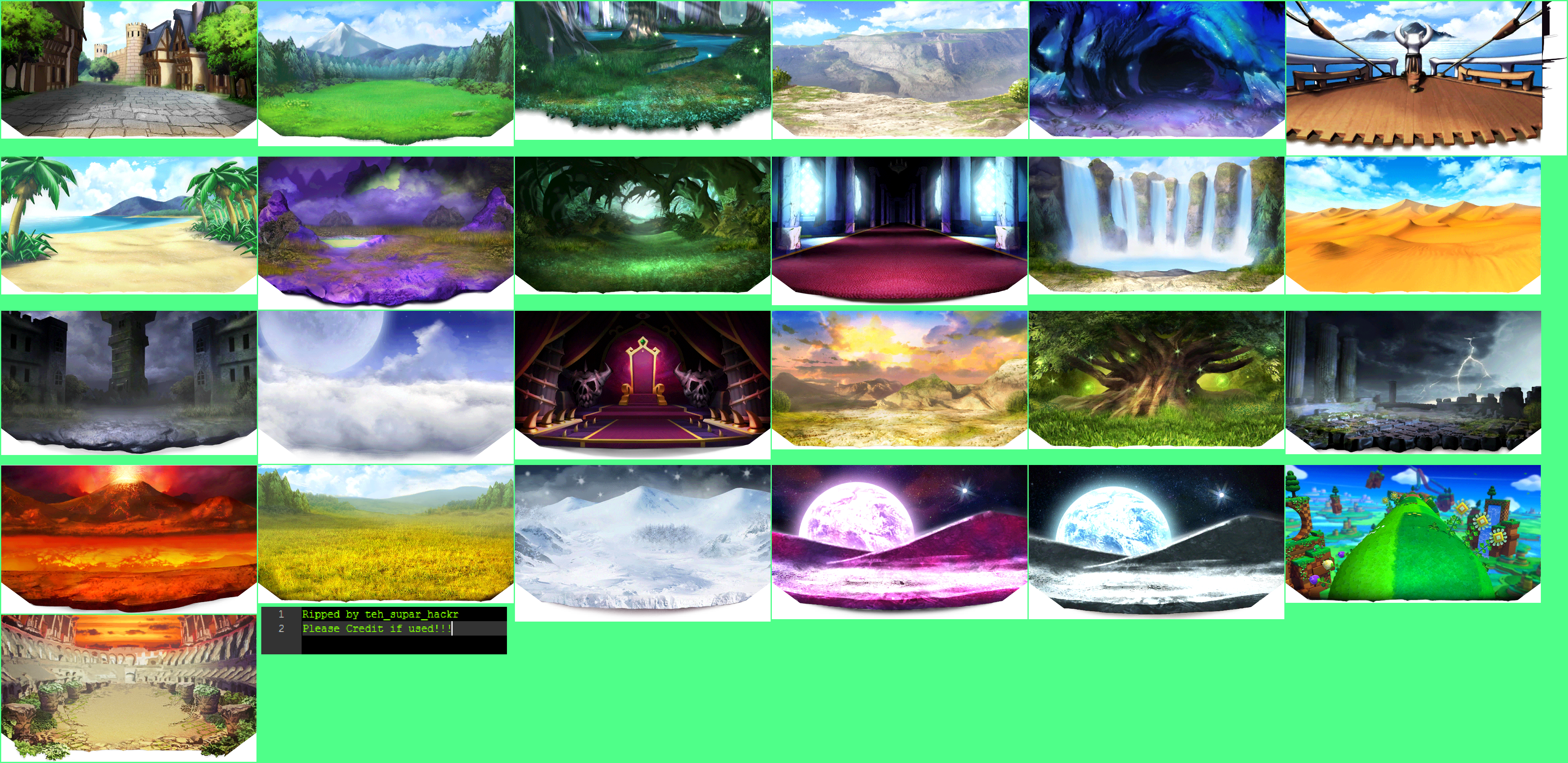 Battle Backgrounds