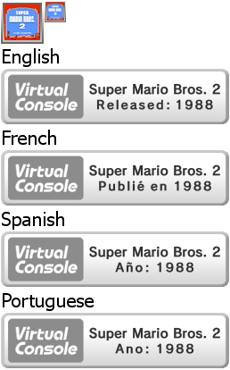 Virtual Console - Super Mario Bros. 2