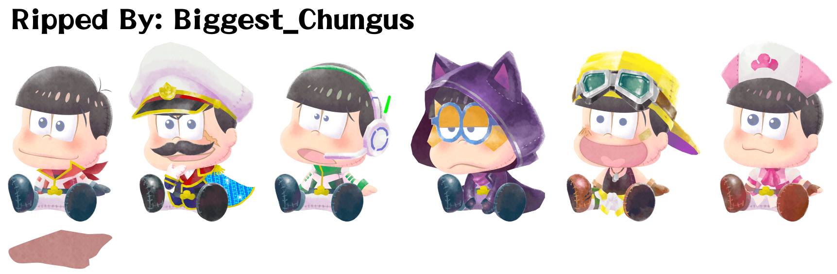 Osomatsu-san's Casual Neet Sugoroku Journey - Plushies (Space Pilot: Reward Set)