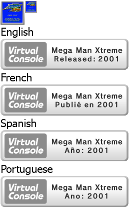 Virtual Console - Mega Man Xtreme