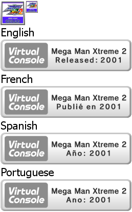 Virtual Console - Mega Man Xtreme 2