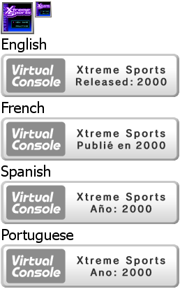 Virtual Console - Xtreme Sports