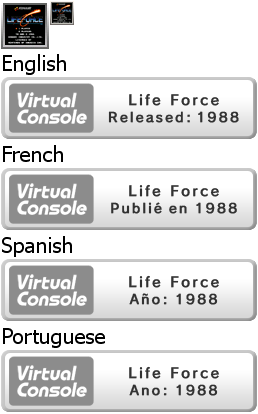 Virtual Console - Life Force