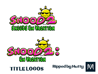 Snood 2: On Vacation - Title Logos
