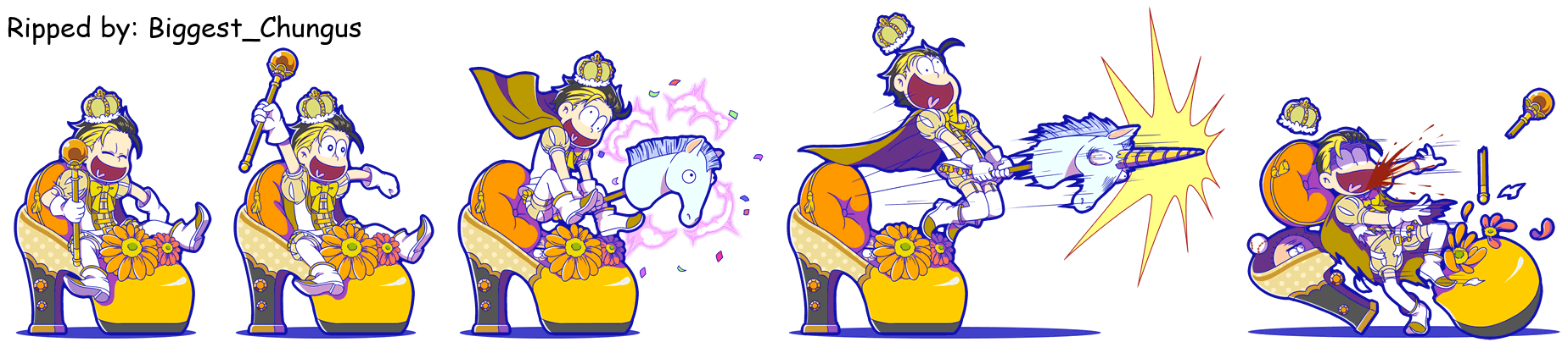 Osomatsu-san Hesokuri Wars: Battle of the NEETs - Jyushimatsu (Prince)