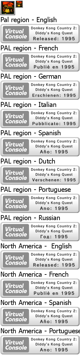 Virtual Console - Donkey Kong Country 2: Diddy's Kong Quest