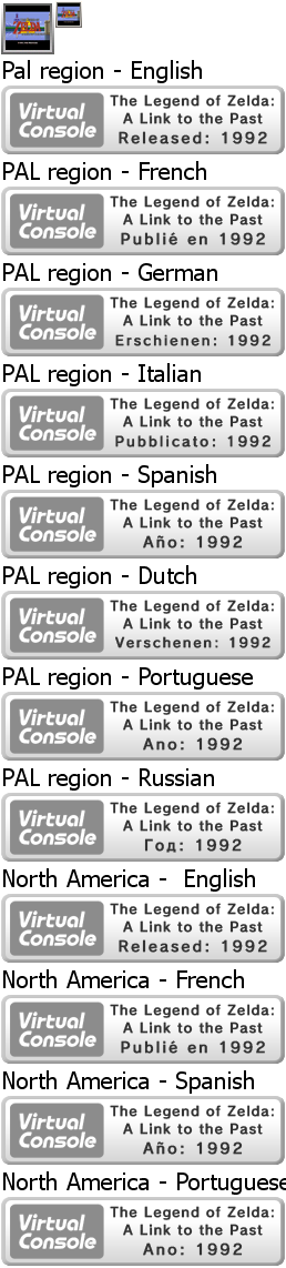 Virtual Console - The Legend of Zelda: A Link to the Past