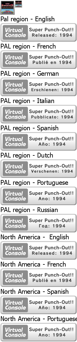 Virtual Console - Super Punch-Out!!