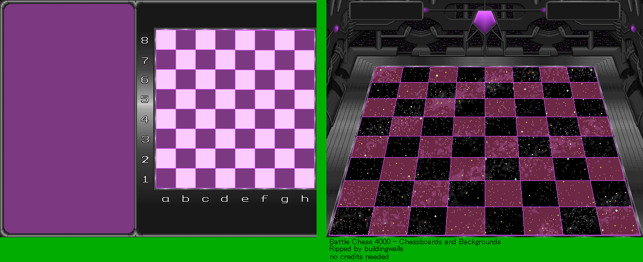 Battle Chess 4000 - Chessboards and Backgrounds