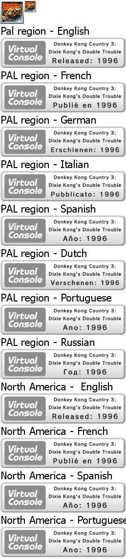 Virtual Console - Donkey Kong Country 3: Dixie Kong's Double Trouble