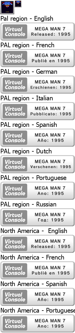 Virtual Console - MEGA MAN 7