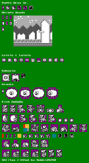 Kirby's Dream Land - Bosses