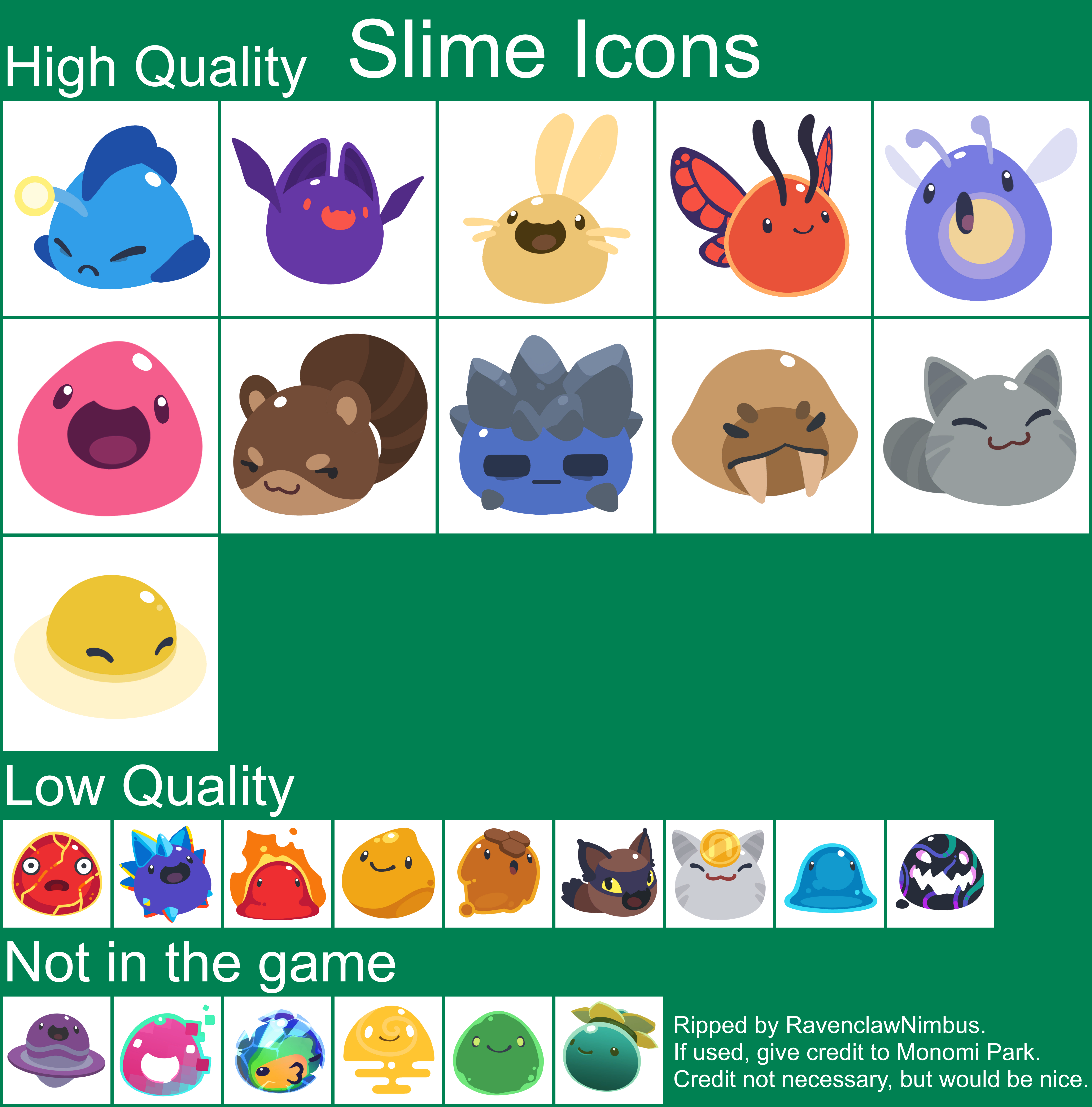 Slime Rancher 2 - Slime Icons