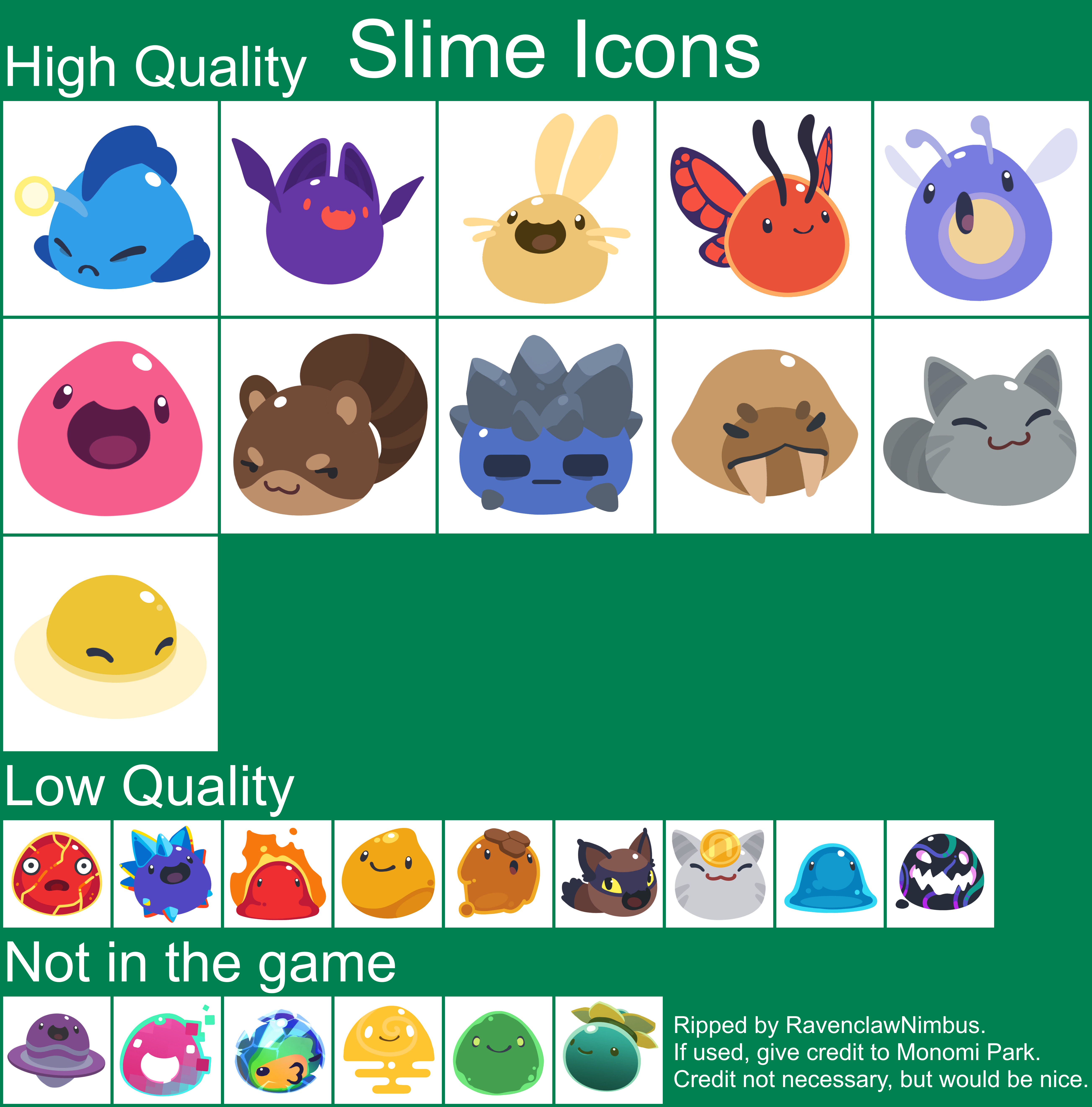 Slime Icons