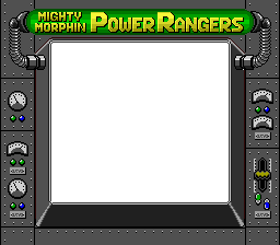 Mighty Morphin' Power Rangers - Super Game Boy Border
