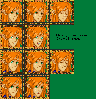 Shining Force Customs - Kazin Portraits (Shining Wisdom-Style)