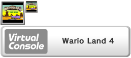 Virtual Console - Wario Land 4