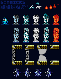 Mega Man Customs - Search Man Gimmicks (8-bit)