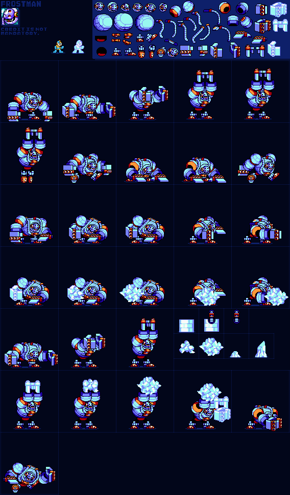 Mega Man Customs - Frost Man (8-Bit)