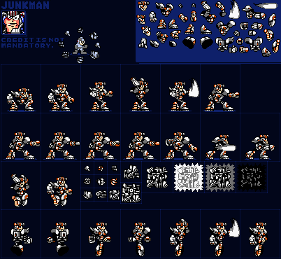 Mega Man Customs - Junk Man (8-Bit)