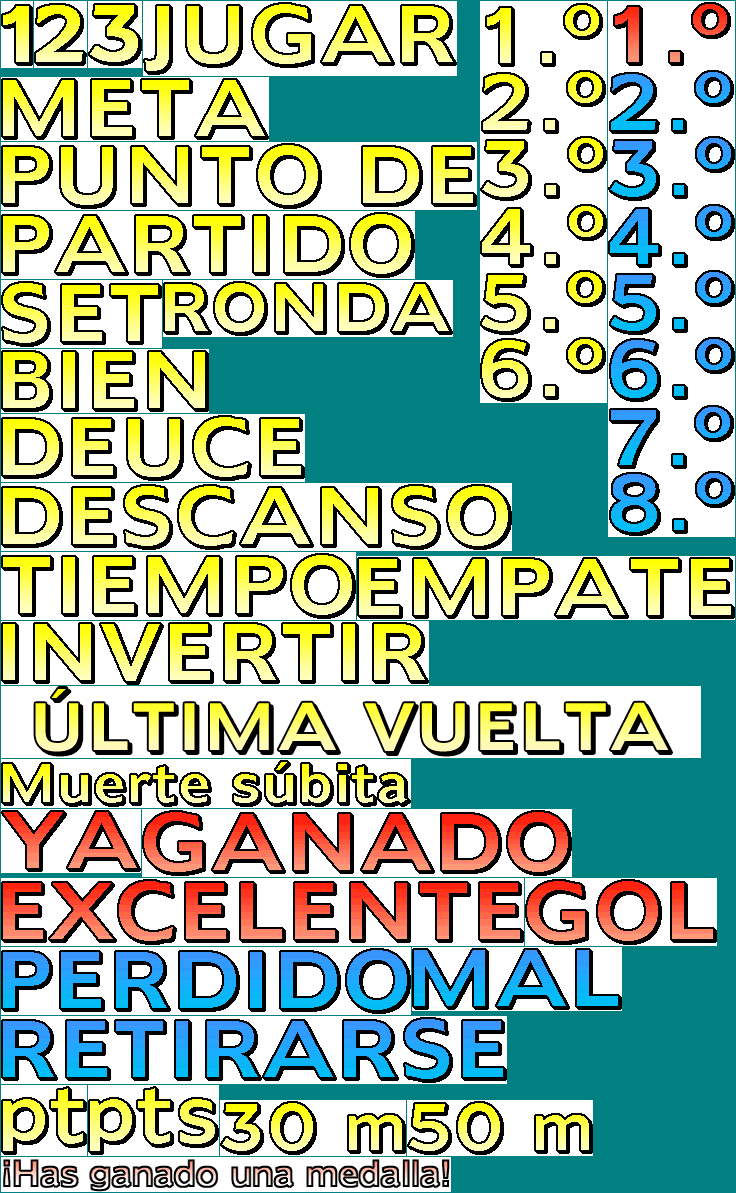 Deca Sports / Sports Island - Text (Spanish)