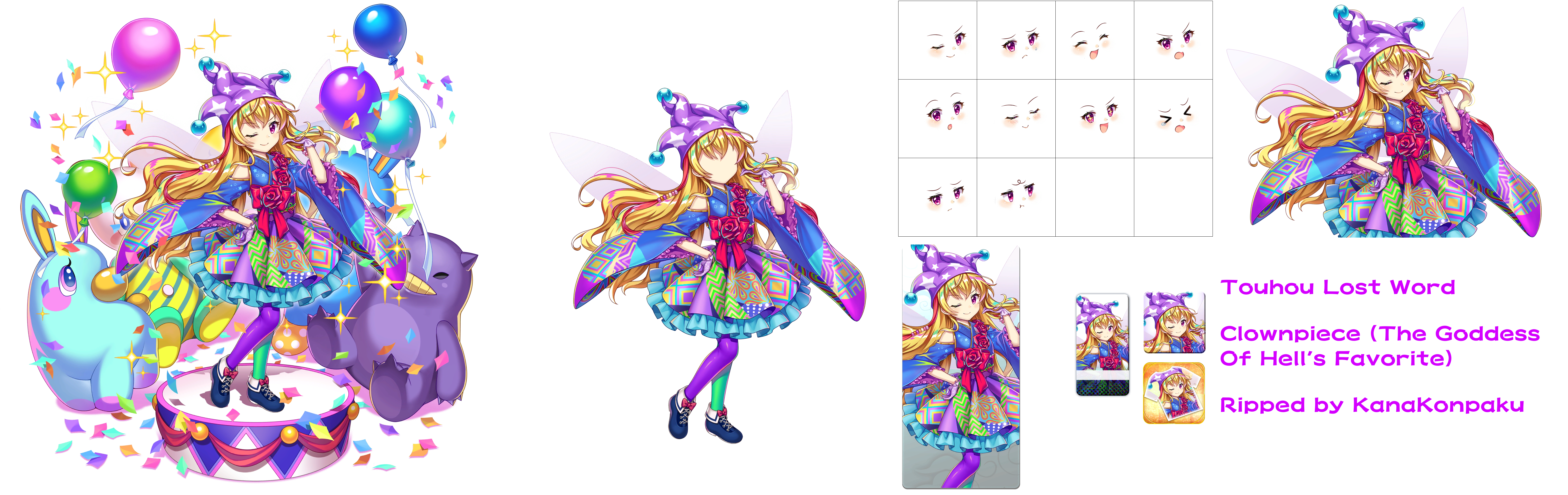 Touhou LostWord - Clownpiece (The Goddess of Hell's Favorite)