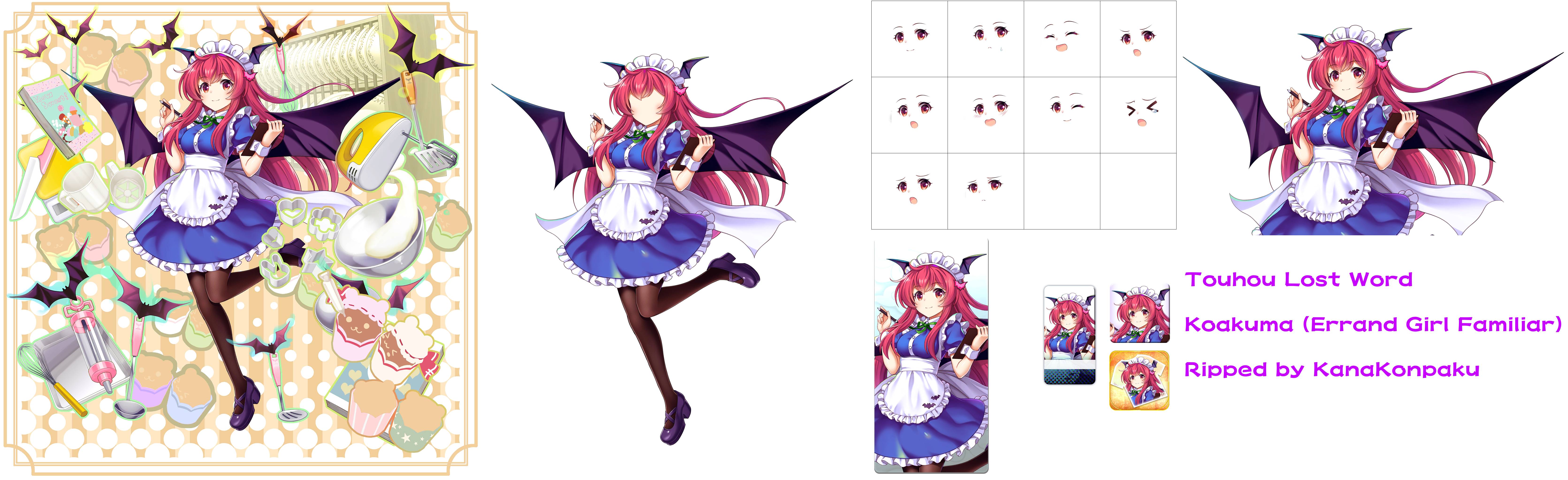 Touhou LostWord - Koakuma (Errand Girl Familiar)