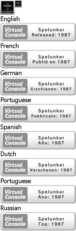 Virtual Console - Spelunker