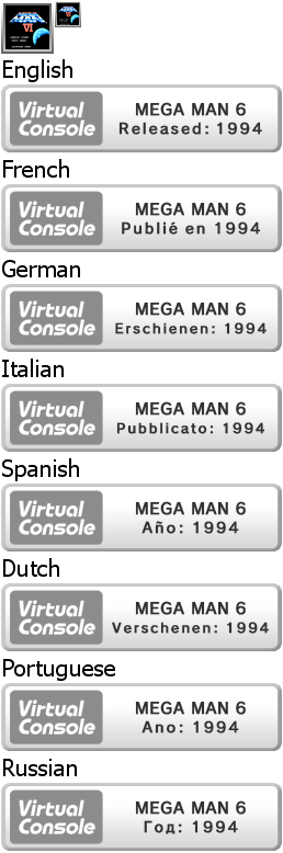 MEGA MAN 6