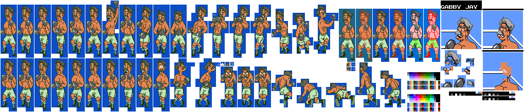 Punch-Out!! Customs - Gabby Jay (NES Style)