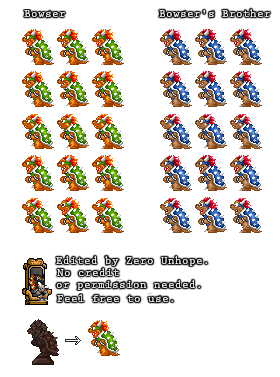 Mario Customs - Bowser (SMB1 SNES-Style)