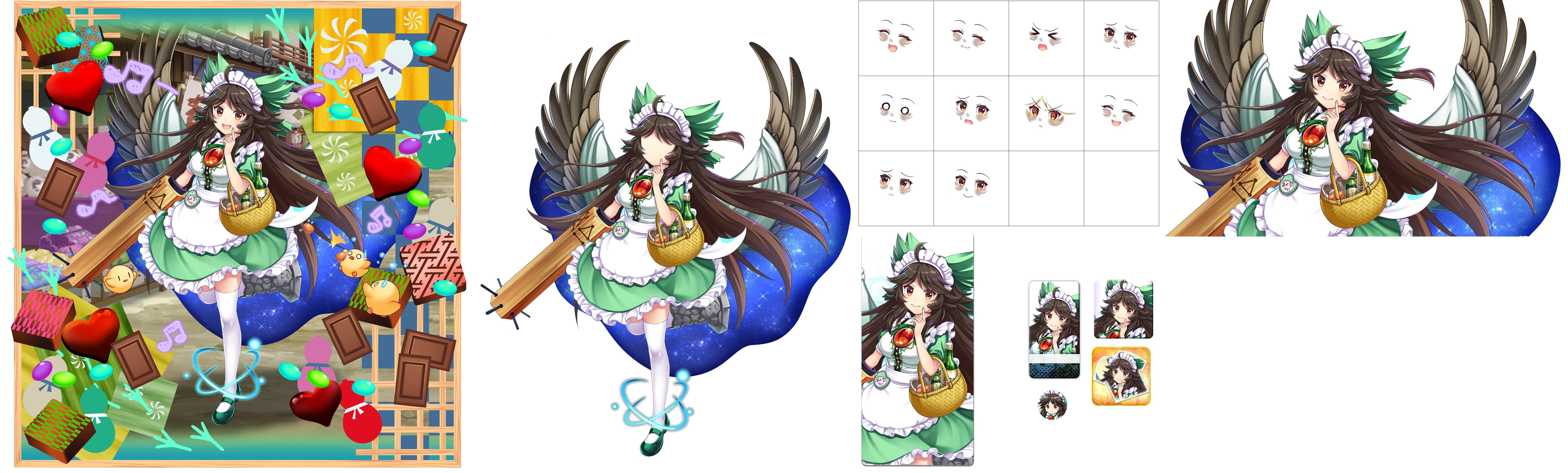 Touhou LostWord - Utsuho Reiuji (Palace of the Earth Spirits' Feathered Helper)