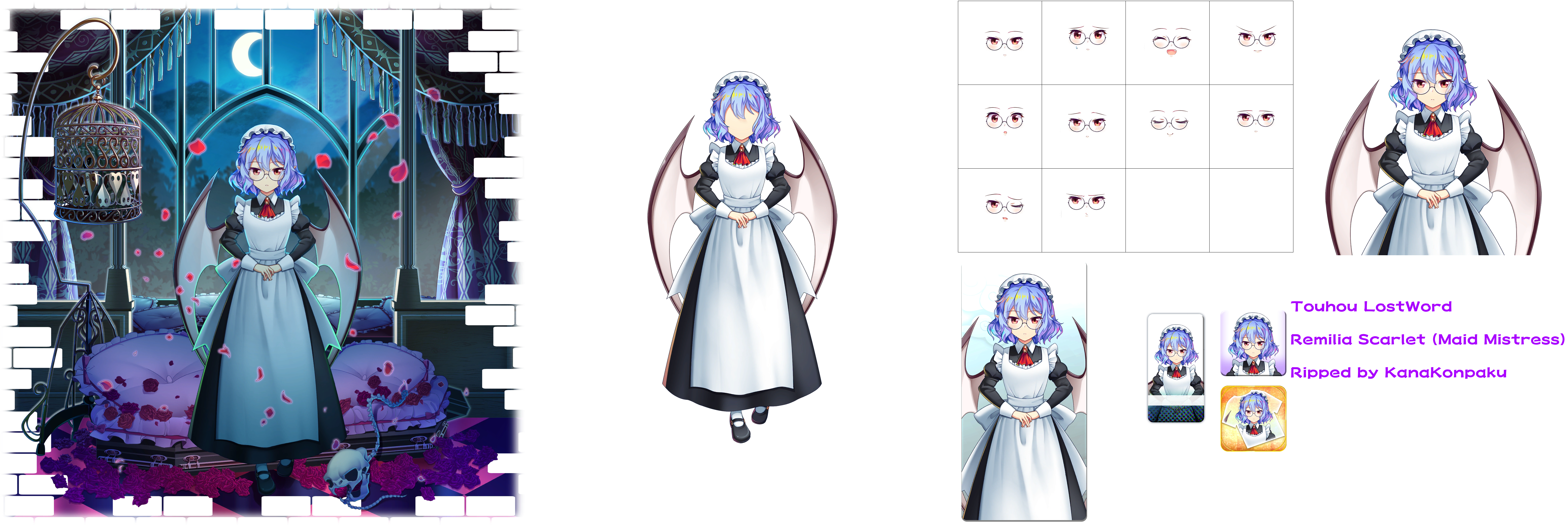 Touhou LostWord - Remilia Scarlet (Maid Mistress)