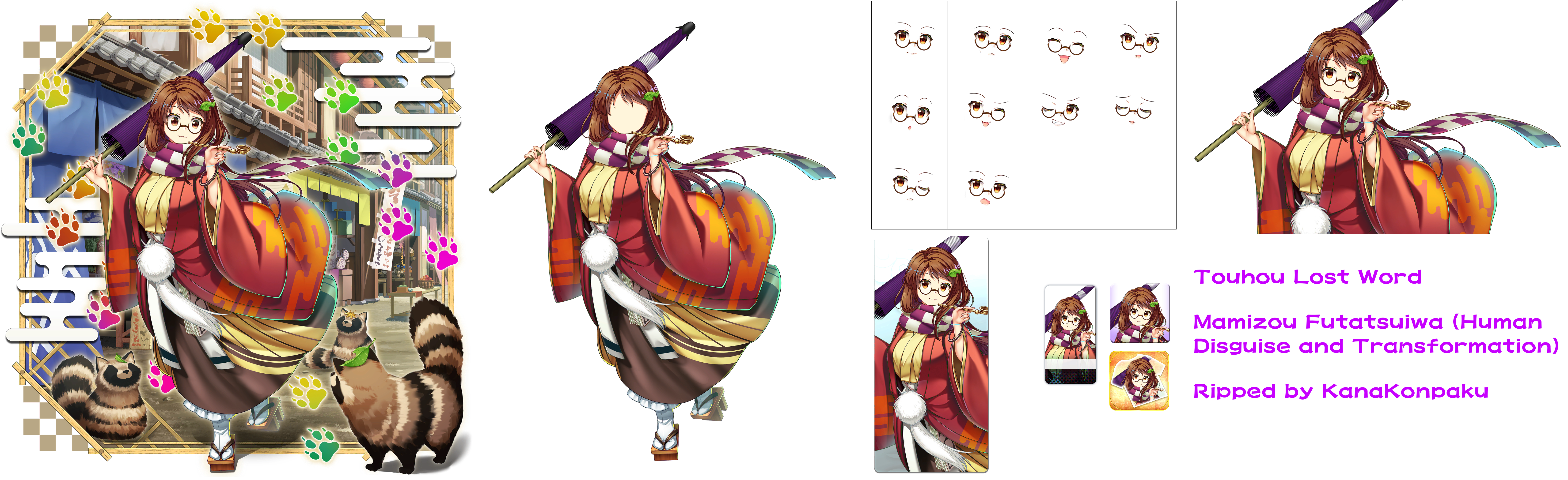 Mamizou Futatsuiwa (Human Disguise and Transformation)