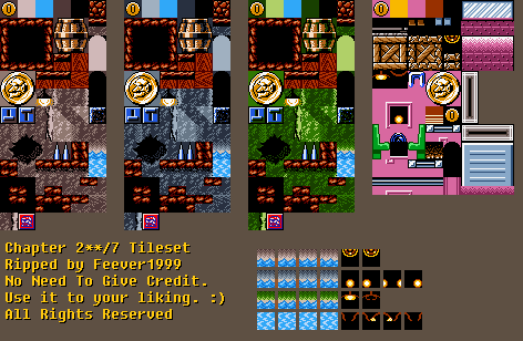 Wario Land II - Chapter 07 Tileset